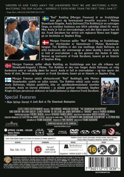 The Shawshank Redemption (1994) (DVD)