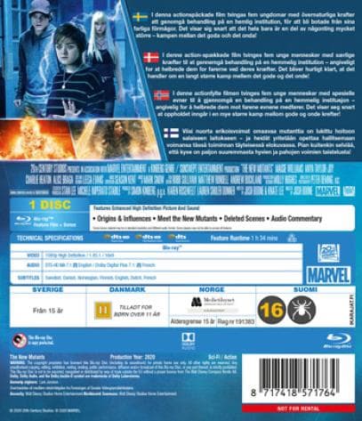 The New Mutants (2020) (Blu-Ray)