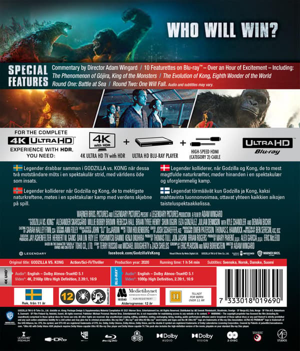 Godzilla vs. Kong (2021) (4K UHD)