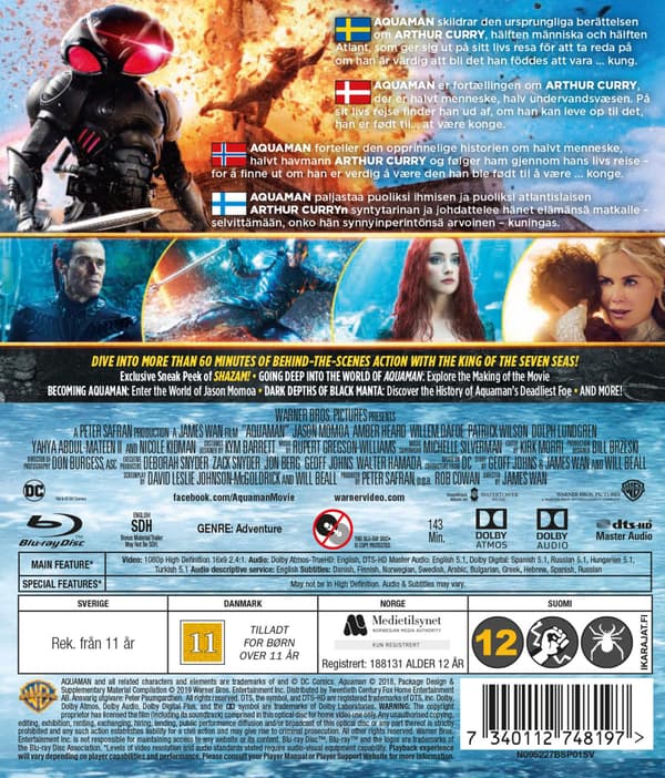 Aquaman (2018) (Blu-Ray)