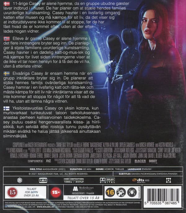 Masquerade (2021) (Blu-Ray)