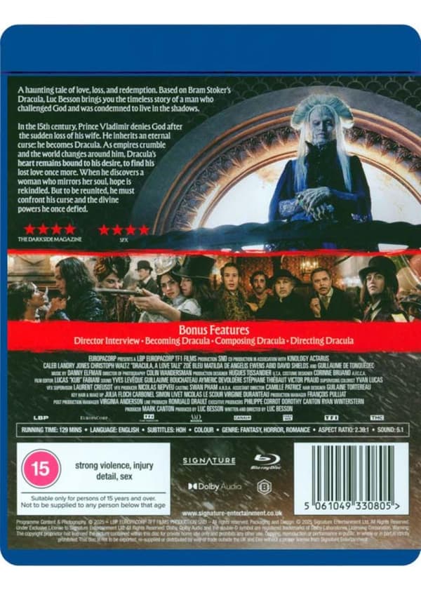 Dracula (aka Dracula: A Love Tale) (2025) (Blu-Ray)