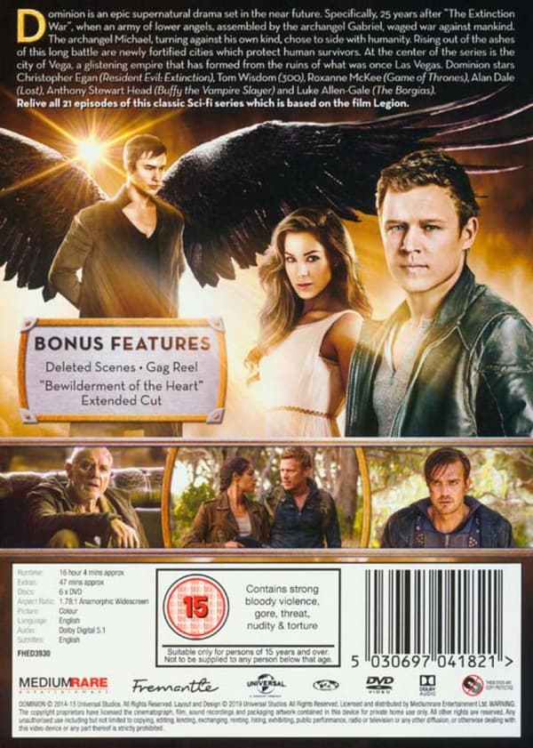 Dominion The Complete Series (2014-2015) DVD (import)