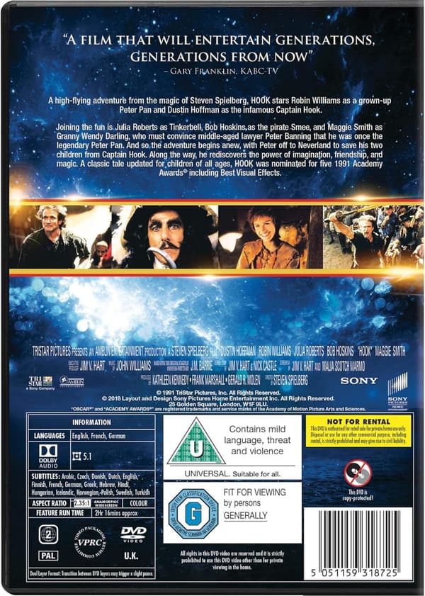 Hook (1991) (DVD)