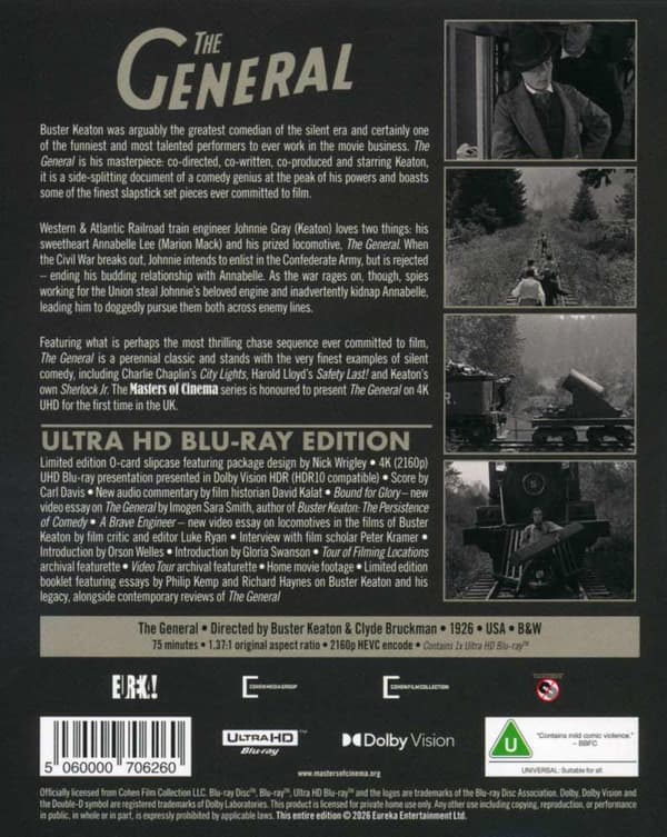 The General (1926) (4K UHD) Limited Edition