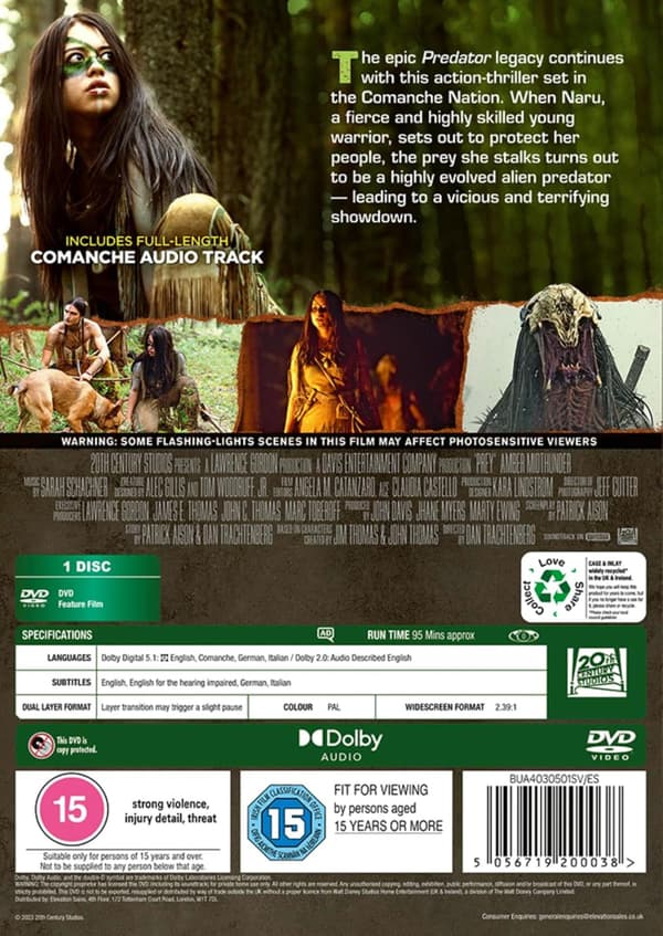 Prey (2022) (DVD)