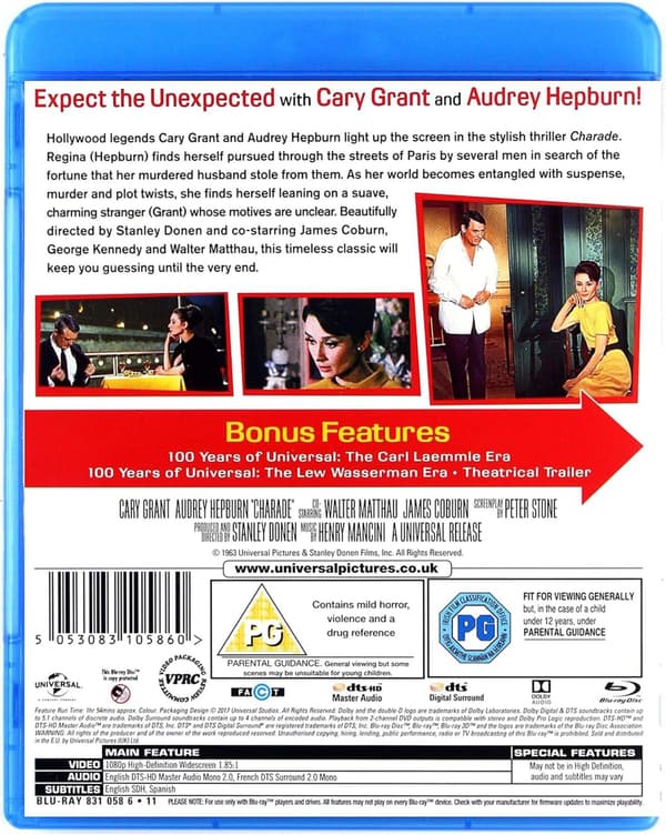 Charade (1963) (Blu-Ray)