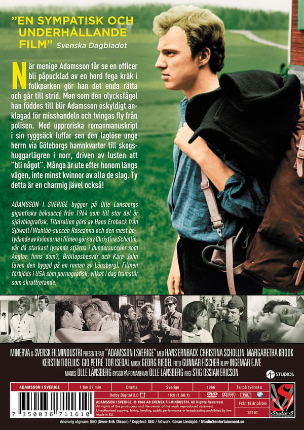 Adamsson i Sverige (1966) (DVD)