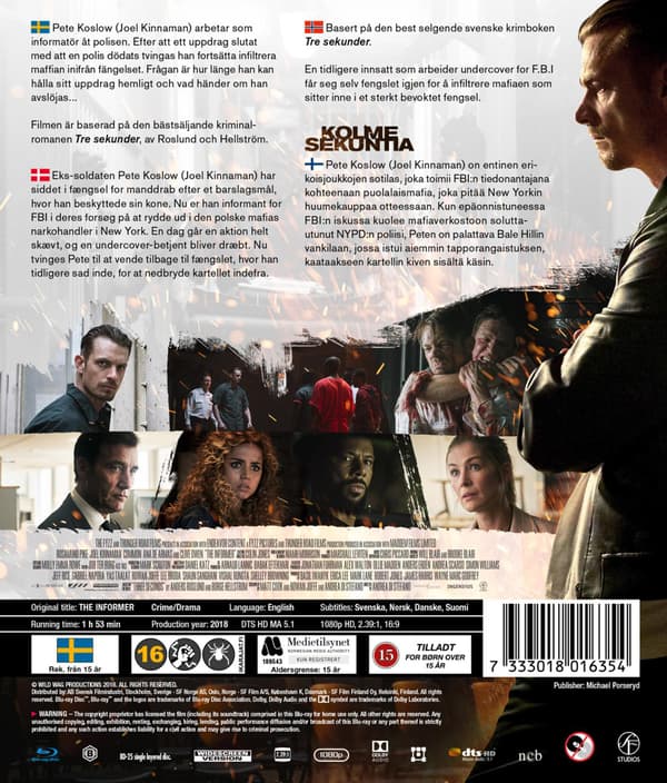 Tre sekunder (aka The Informer) (2019) (Blu-Ray)