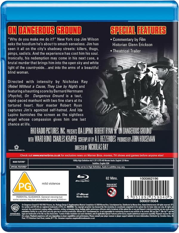 On Dangerous Ground (1951) (Blu-Ray)