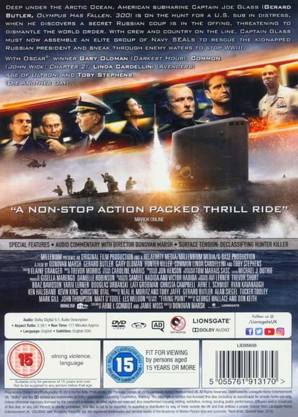 Hunter Killer (2018) (DVD)