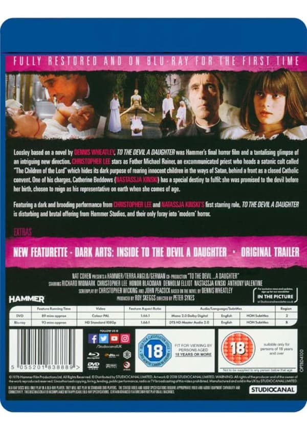 To the Devil a Daughter (1976) (Blu-Ray)