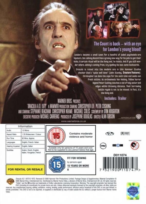 Dracula A.D. 1972 (1972) (DVD)