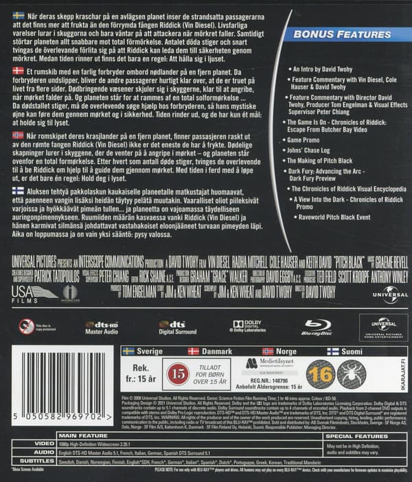 Pitch Black (2000) (Blu-Ray)