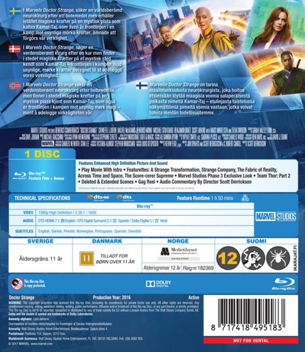Doctor Strange (2016) (Blu-Ray)