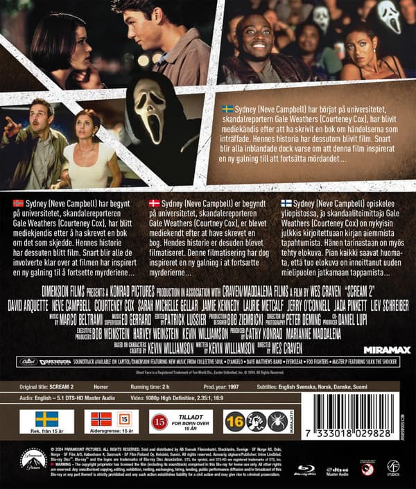 Scream 2 (1997) (Blu-Ray)