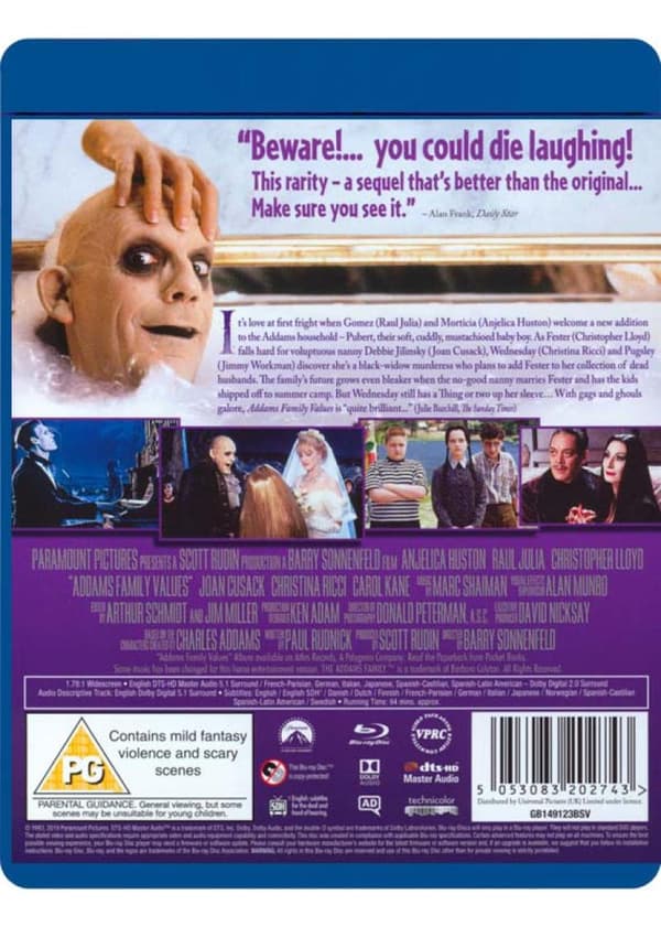 Addams Family Values (1993) (Blu-Ray)
