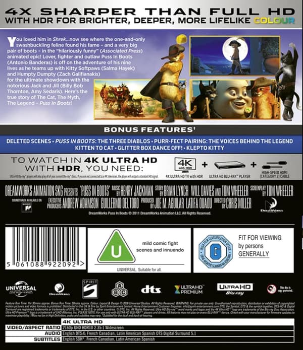 Puss in Boots (2011) (4K UHD)