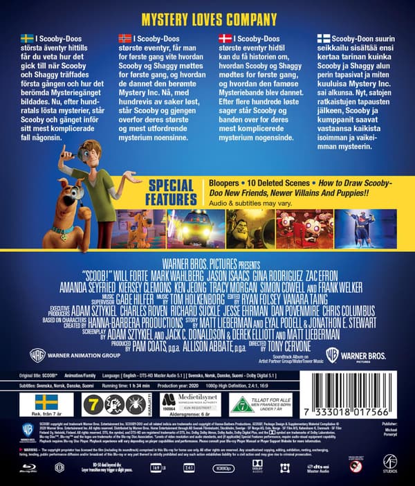 Scoob! (2020) (Blu-Ray)