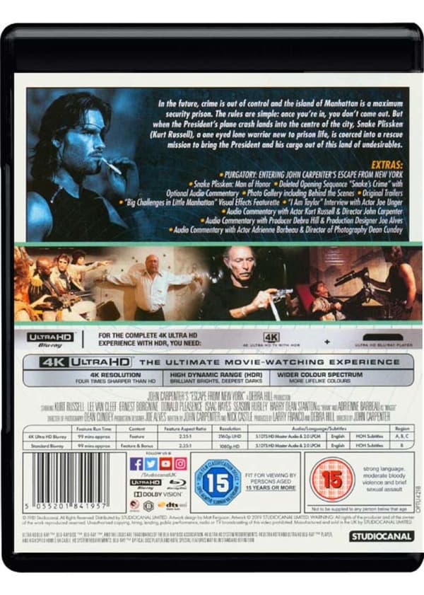 Escape From New York (1981) (4K UHD)