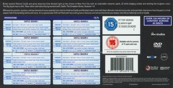 Castle The Complete Series (2009-2016) (DVD)