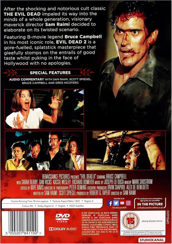Evil Dead 2 (1987) (DVD)