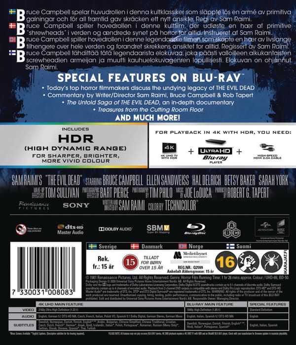 Evil Dead (1981) (4K UHD)