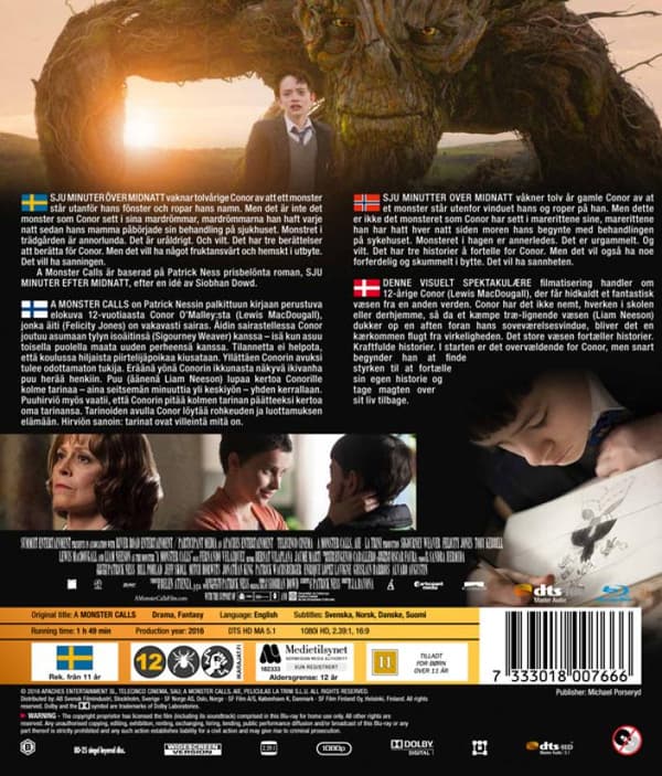 A Monster Calls (2016) (Blu-Ray)