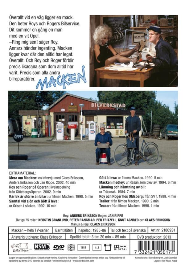 Macken (1986) Mini Series (DVD)