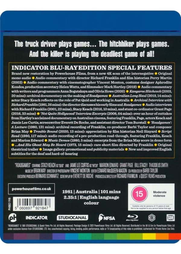 Road Games (1981) (Blu-Ray)