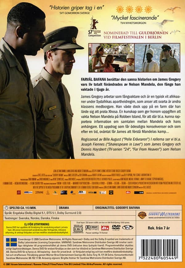 Goodbye Bafana (2007) (DVD)