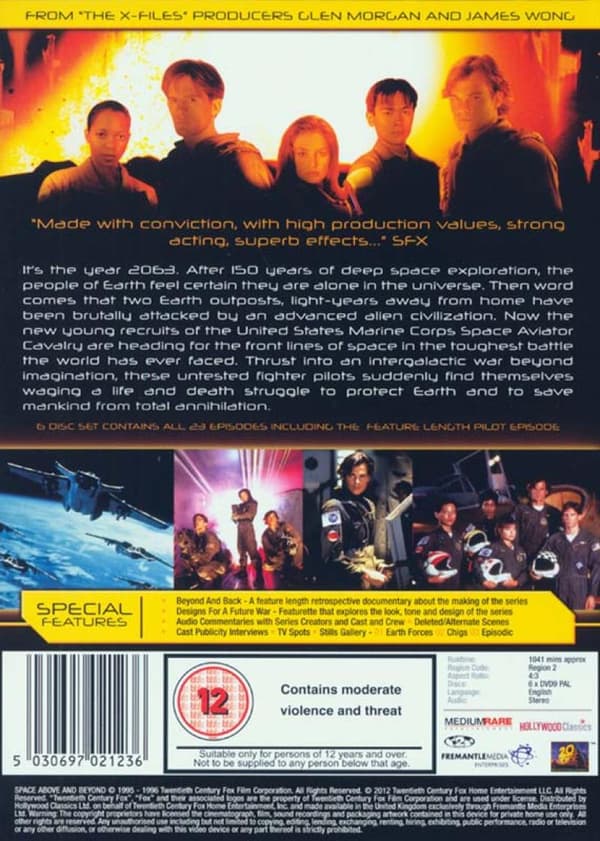 Space: Above And Beyond The Complete Series (1995-1996) (DVD)