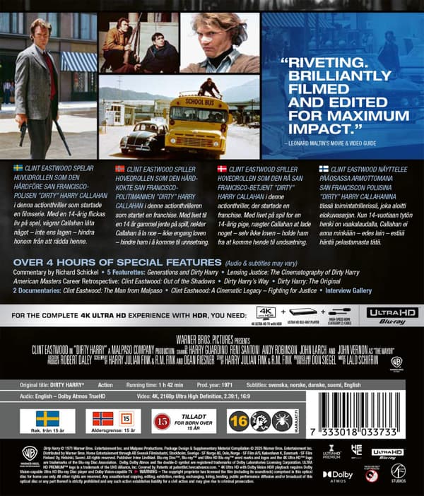 Dirty Harry (1971) (4K UHD)