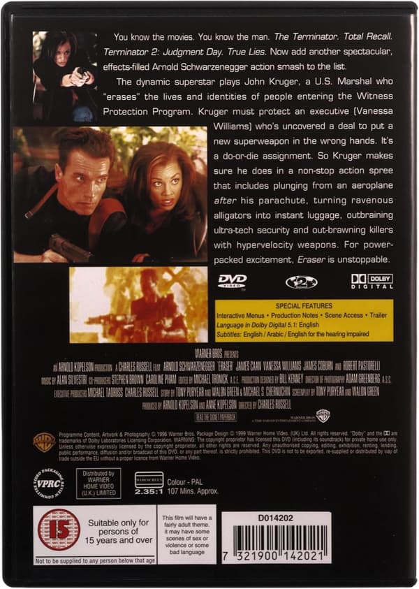 Eraser (1996) (DVD)
