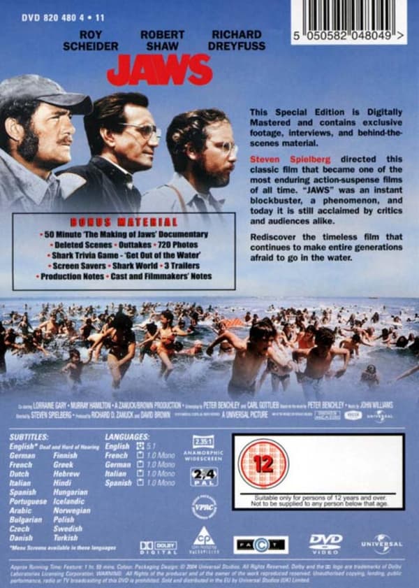 Jaws (1975) / Hajen (DVD)