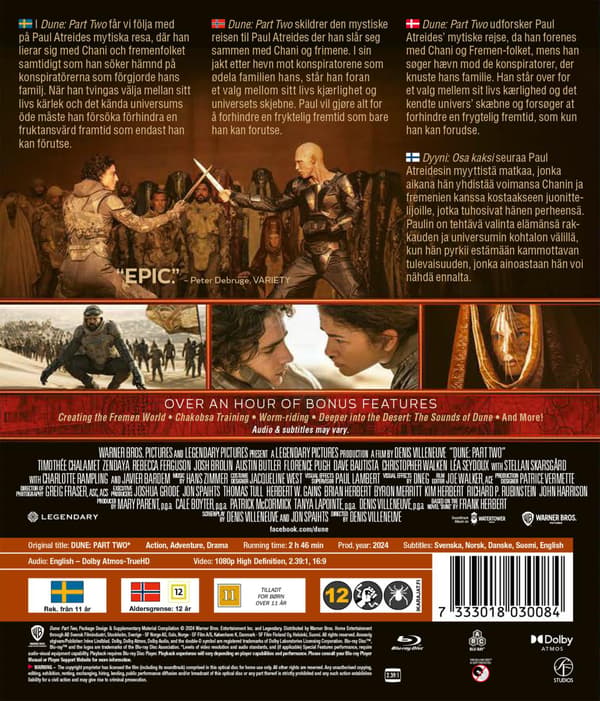 Dune: Part Two (2024) (Blu-Ray)