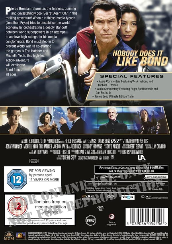 Tomorrow Never Dies (1997) (DVD)
