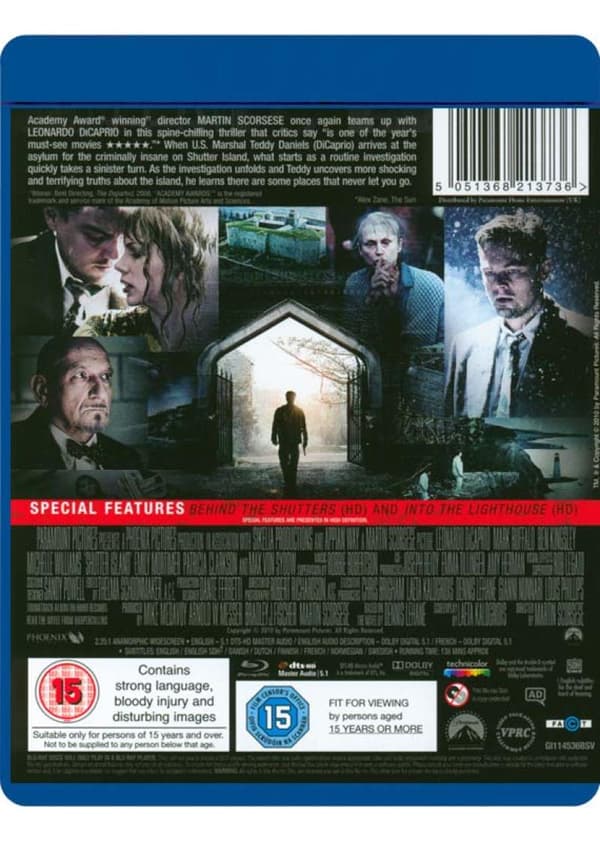Shutter Island (2010) (Blu-Ray)