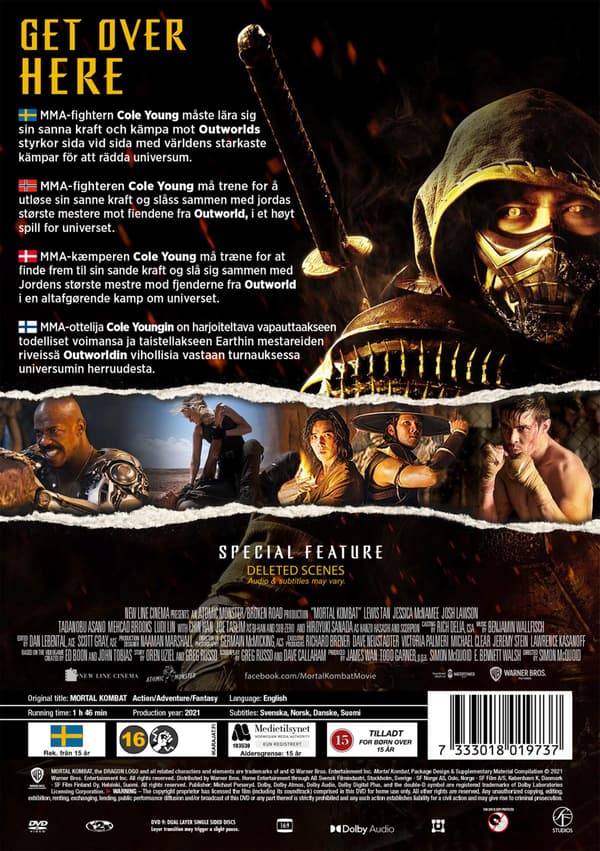Mortal Kombat (2021) (DVD)