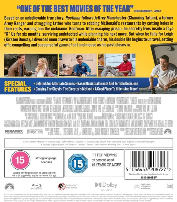 Roofman (2025) (Blu-Ray)