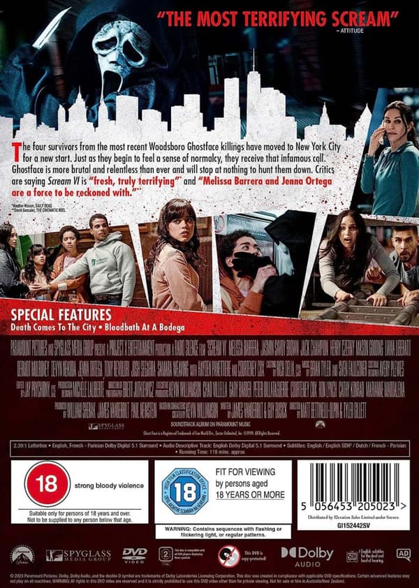 Scream VI (2023) (DVD)