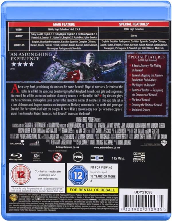 Beowulf (2007) (Blu-Ray)