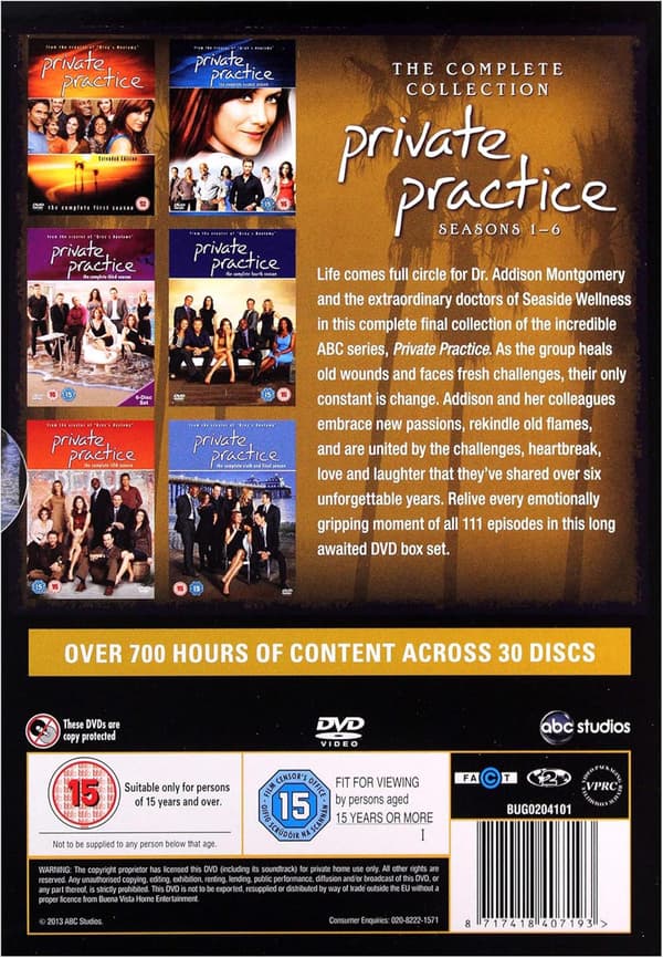 Private Practice The Complete Series (2007-2013) (DVD)