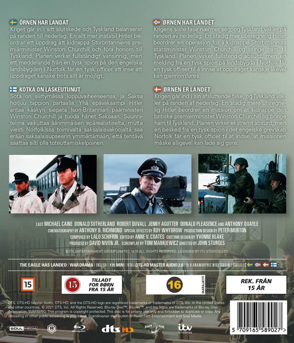 The Eagle Has Landed (1976) (Blu-Ray)