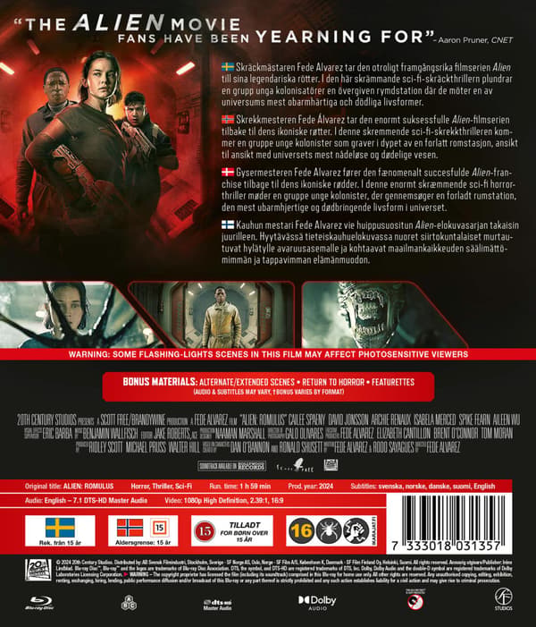 Alien: Romulus (2024) (Blu-Ray)