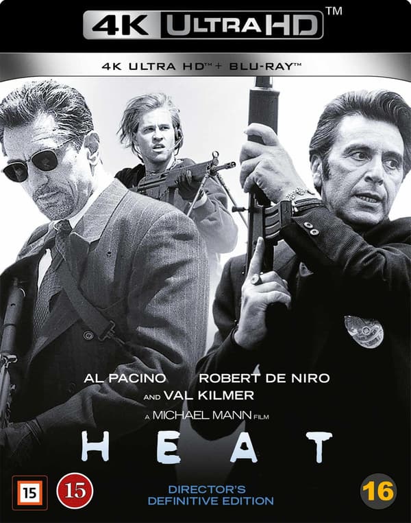 Heat (1995) 4K UHD + Blu-Ray (svensk text)
