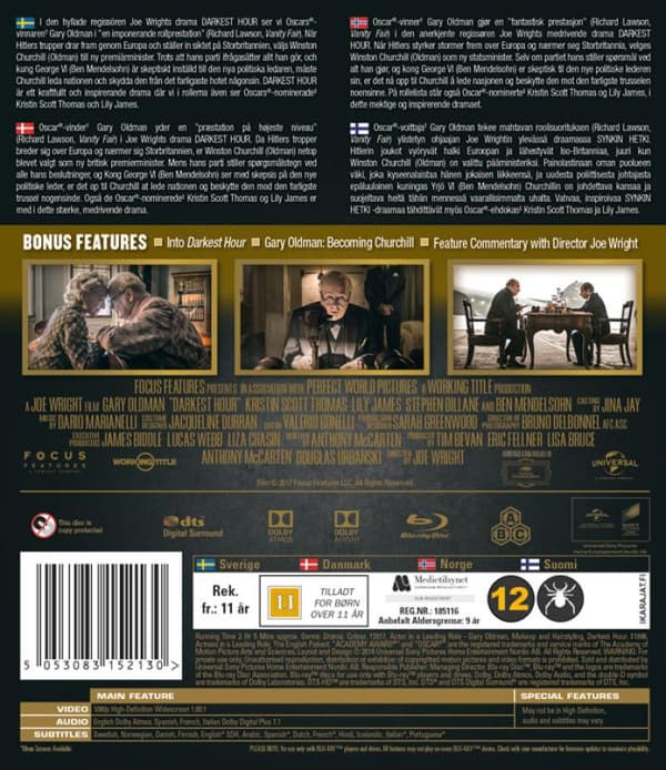 Darkest Hour (2017) (Blu-Ray)