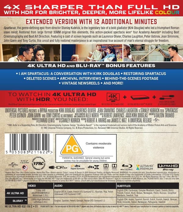 Spartacus (1960) (4K UHD)