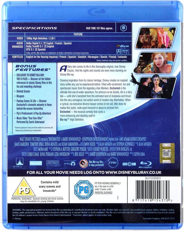 Enchanted (2007) (Blu-Ray)