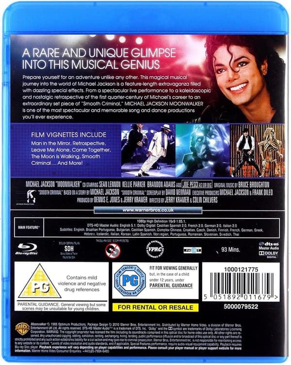 Moonwalker (1988) (Blu-Ray)